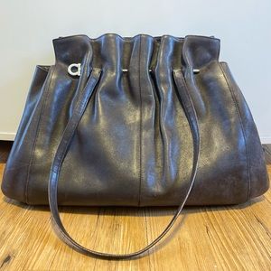 Vintage chocolate brown Ferragamo bag